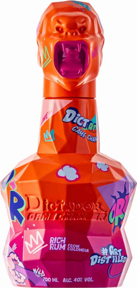 Dictador Game Changer Orange & Pink Bottle 40% 0,7l Dictador Game Changer Orange & Pink Bottle 40% 0,7l