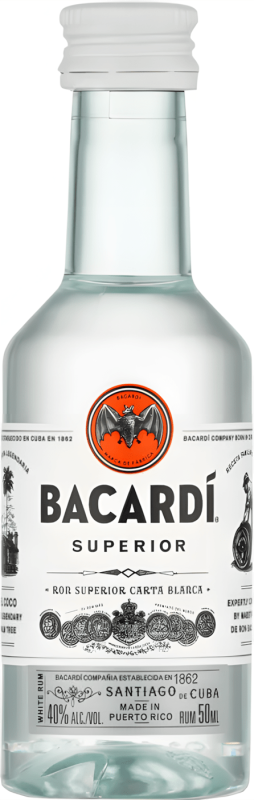 Bacardi Carta Blanca Mini 40% 0,05l Bacardi Carta Blanca Mini 40% 0,05l