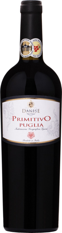 Danese Primitivo Puglia IGT 14% 0,75l (èistá f¾aša)