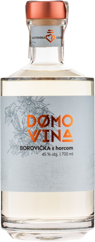 Domovina Borovièka s Horcom 45% 0,7l (èistá f¾aša)