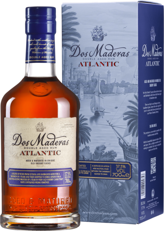 Dos Maderas Atlantic v kartniku 37,5% 0,7l