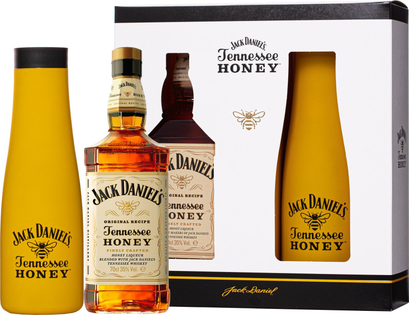 Jack Daniel's Honey + termoska 35% 0,7l (darèekové balenie kazeta)
