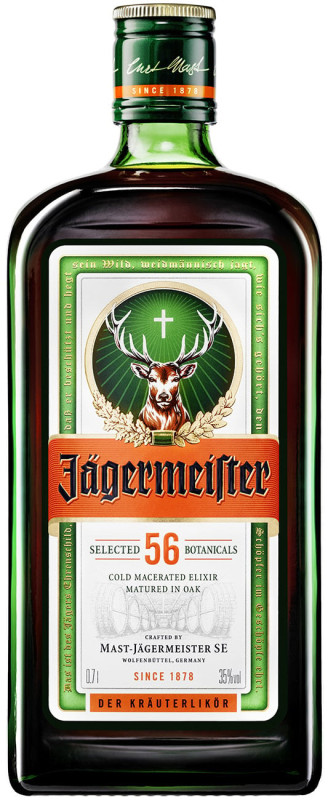 Jägermeister 35% 0,7l (èistá f¾aša)