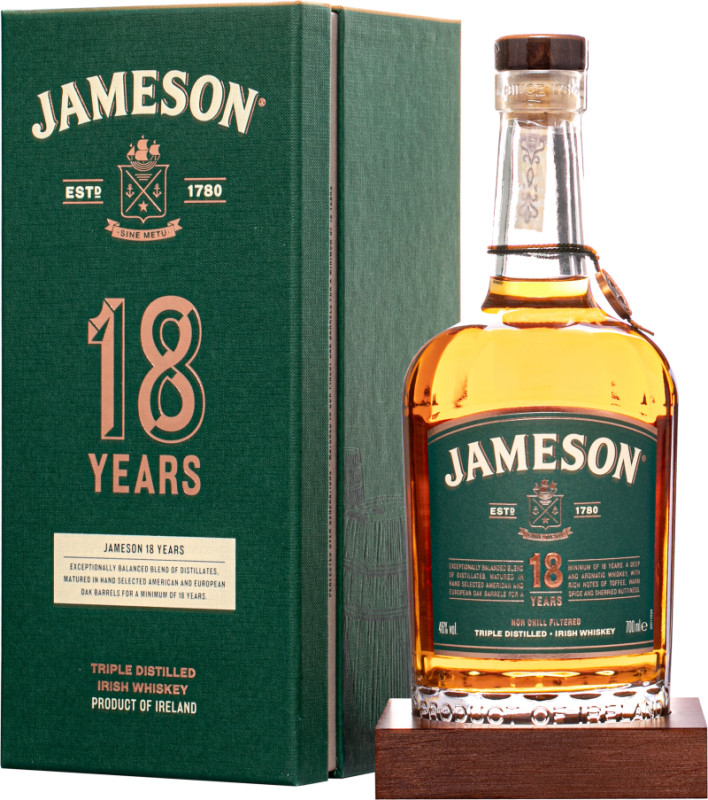 Jameson 18 roèná 46% 0,7l (darèekové balenie kazeta)