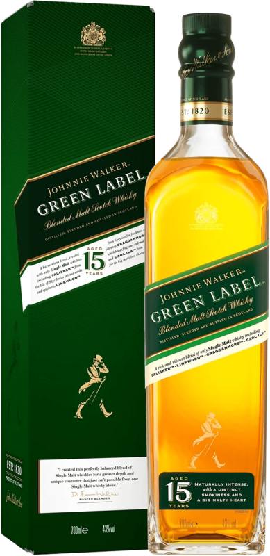 Johnnie Walker Green Label 15 ročná 43% 0,7l Johnnie Walker Green Label 15 ročná 43% 0,7l