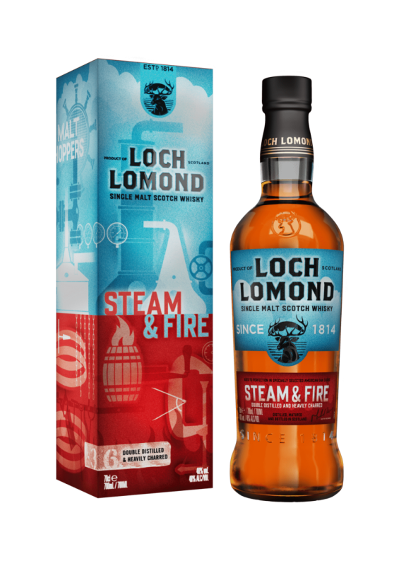 Loch Lomond Steam & Fire 46% 0,7l (darèekové balenie kazeta)