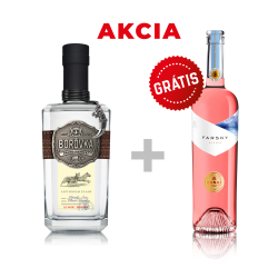 AKCIA Borvka 44%, 0.7 L + VNO FARSKY  DUNAJ 2019  ROS, GRTIS