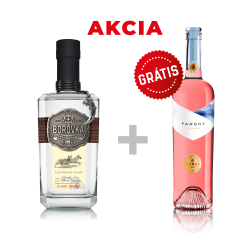 AKCIA Borvka 44%, 0.7 L + VNO FARSKY  DUNAJ 2019  ROS, GRTIS