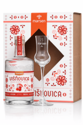 Marsen Traditional Vi��ovica + poh�r 42% 0,5l (dar�ekov� balenie 1 poh�r)