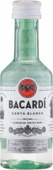 Bacardi Carta Blanca Mini 37,5% 0,05l
