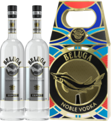 Beluga Noble Vodka 2 x 1l 40% 2l (darekov balenie kazeta)