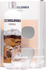Czechoslovakia Vodka + 2 pohre 40% 0,7l (darekov balenie 2 pohre)
