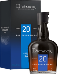 Dictador 20 ron v kartniku 40% 0,7l