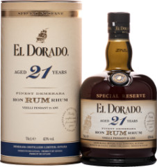 El Dorado 21y 0,7l 43% GB (darèekové balenie kazeta)