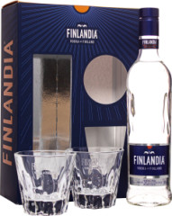 Finlandia + 2 pohre 40% 0,7l (darekov balenie 2 pohre)
