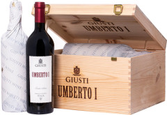 Giusti Rosso Veneto IGT Umberto I 6 x 0,75l v debnièke 14,5% 4,5l (darèekové balenie kazeta)