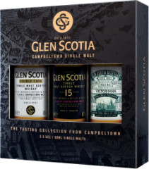 Glen Scotia Tasting Set 3 x 0,05l  48,7% 0,15l (darèekové balenie kazeta)