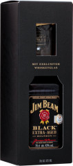 Jim Beam Black Extra Aged + pohár 43% 0,7l (darèekové balenie 1 pohár)