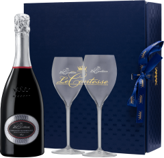 Le Contesse Prosecco Spumante DOCG Conegliano Valdobbiadene Brut + 2 pohre 11% 0,75l (darekov balenie 2 pohre)