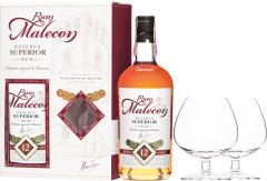 Malecon Reserva Superior 12 ron + 2 pohre 40% 0,7l (darekov balenie 2 pohre)