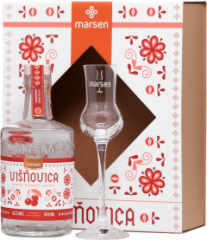 Marsen Traditional Viovica + pohr 42% 0,5l (darekov balenie 1 pohr)