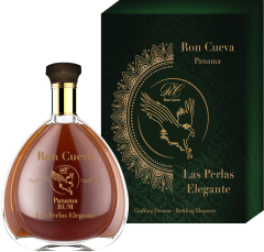 Ron Cueva Las Perlas Elegante 18 ro�n� solera 40% 0,7l