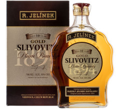 Rudolf Jelnek Koscher Slivovica Zlat 10 ron 50% 0,7l