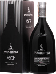 Sarajishvili VSOP Black Edition 40% 0,7l (darèekové balenie kazeta)