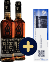 Set 2x Black Tears Dry Spiced Rum + vstupenka Paradise Open Air zadarmo (set 2 x 0.7 l)