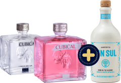 Set 2x Cubical + Gin Sul zadarmo (set 1 x 0.7 l, 1 x 0.7 l, 1 x 0.5 l)