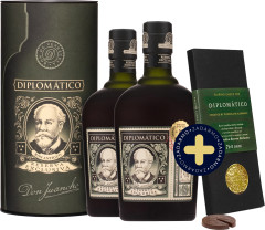 Set 2x Diplomtico Reserva Exclusiva v tube + okolda zadarmo (set 2 x 0.7 l)