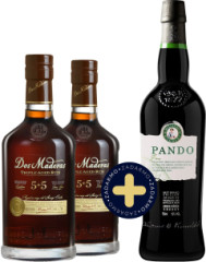 Set 2x Dos Maderas PX 5+5 + Fino Pando Sherry zadarmo (set 2 x 0.7 l, 1 x 0.75 l)