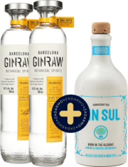 Set 2x GinRaw + Gin Sul zadarmo (set 2 x 0.7 l, 1 x 0.5 l)