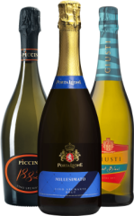 Set 3x Italian Spumante  (set 1 x 0.75 l, 1 x 0.75 l, 1 x 0.75 l)