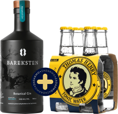 Set Bareksten Botanical Gin + 4x Thomas Henry Tonic Water zadarmo (set 1 x 0.7 l, 1 x 0.8 l)