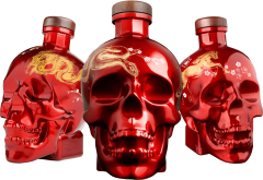 Set Crystal Head Lunar Year of the Horse + Snake + Dragon (set 3 x 0.7 l)