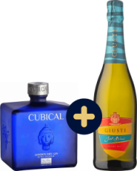 Set Cubical Ultra Premium + Giusti Sparkling Just Blanc zadarmo (set 1 x 0.7 l, 1 x 0.75 l)