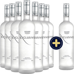Set Exclusive Kosher Vodka 7+1 zadarmo (set 8 x 0.7 l)