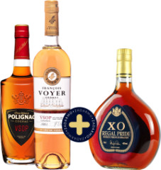 Set Franois Voyer VSOP + Polignac VSOP + Regal Pride XO zadarmo (set 1 x 0.7 l)