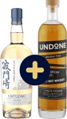 Set Hatozaki Finest Blended Whisky + Undone No.3 Not Whiskey zadarmo (set 1 x 0.7 l, 1 x 0.7 l)