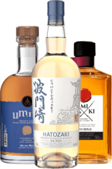 Set Japanese Whisky Experience (set 1 x 0.5 l, 1 x 0.5 l, 1 x 0.7 l)