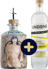 Set J.Rose Artisan Gin No.2 + Undone No.2 Not Gin zadarmo (set 1 x 0.7 l, 1 x 0.7 l)