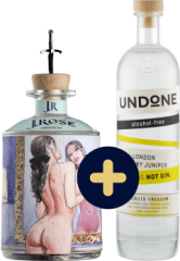 Set J.Rose Artisan Gin No.5 + Undone No.2 Not Gin zadarmo (set 1 x 0.7 l, 1 x 0.7 l)