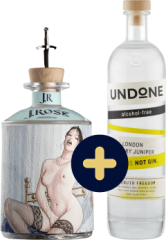 Set J.Rose Artisan Gin No.6 + Undone No.2 Not Gin zadarmo (set 1 x 0.7 l, 1 x 0.7 l)
