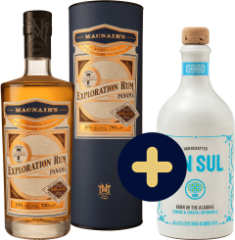 Set MacNair's Exploration Panama 7 ron Peated + Gin Sul zadarmo (set 1 x 0.7 l, 1 x 0.5 l)
