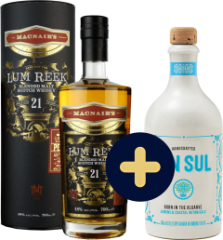 Set MacNair's Lum Reek 21 ron Peated + Gin Sul zadarmo (set 1 x 0.7 l, 1 x 0.5 l)