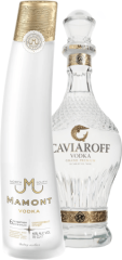 Set Mamont Vodka + Caviaroff Vodka (set 1 x 0.7 l, 1 x 0.7 l)