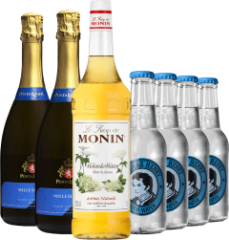 Set na drink Hugo Spritz (set 2 x 0.75 l, 1 x 1 l, 4 x 0.2 l)
