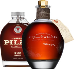 Set Papa's Pilar Dark Rum + Kirk and Sweeney Reserva (set 1 x 0.7 l, 1 x 0.7 l)