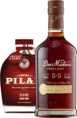 Set Papa's Pilar Spanish Sherry Casks + Dos Maderas PX 5+5 (set 1 x 0.7 l, 1 x 0.7 l)